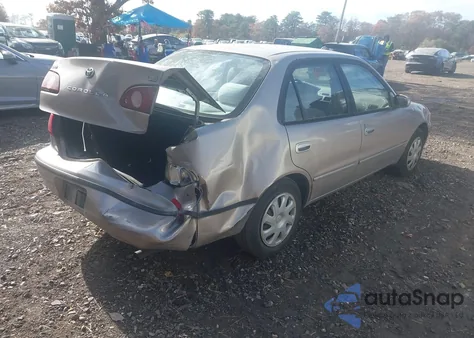 2001 Toyota Corolla Le from USA, damaged, VIN 2T1BR12E01C504200